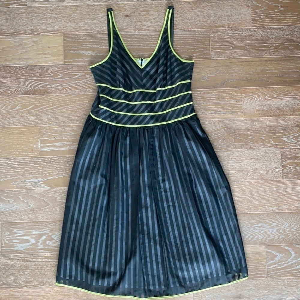 Signature by Robbie Bee Striped Fit & Flare Dress